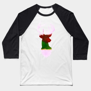 Acrylic paint cosmic deer Baseball T-Shirt